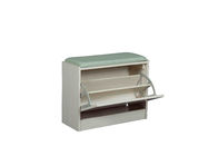 Maple Cushion Bench Front Door Storage Sepatu Untuk Ruang Kecil L60 * W24 * H45CM