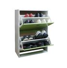 2 Tier Flip laci Sepatu Organizer Kabinet, Green Shoe Storage Containers