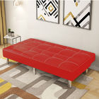 Tempat Tidur Sofa Convertible Kulit Imitasi Untuk Ruang Tamu